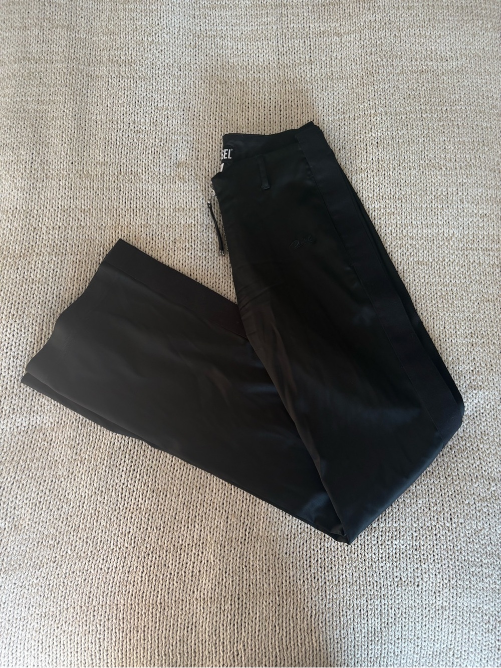 Low-rise Diesel Satin Dress Pants